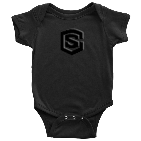 Baby Bodysuit WITH BLACK LOGO