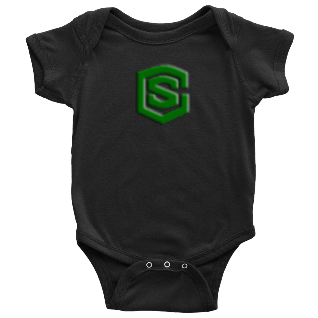 Baby Bodysuit WITH GREEN LOGO
