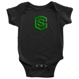 Baby Bodysuit WITH GREEN LOGO