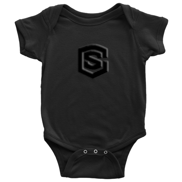 Baby Bodysuit WITH BLACK LOGO