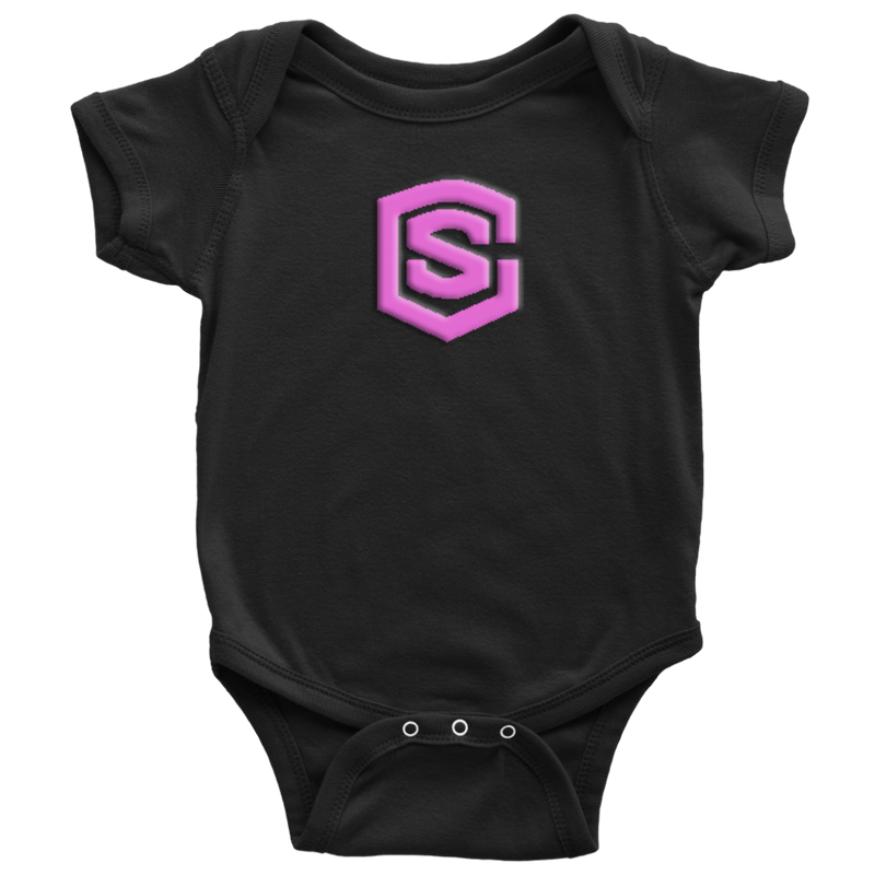 Baby Bodysuit WITH PINK LOGO