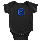 Baby Bodysuit WITH BLUE LOGO