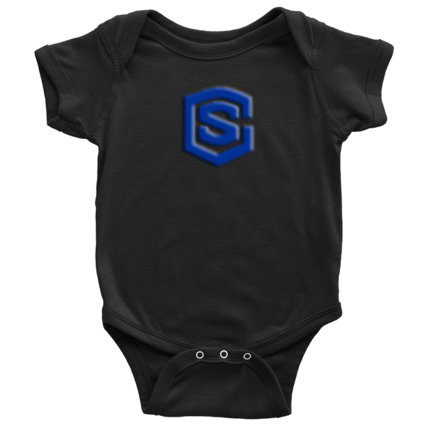 Baby Bodysuit WITH BLUE LOGO