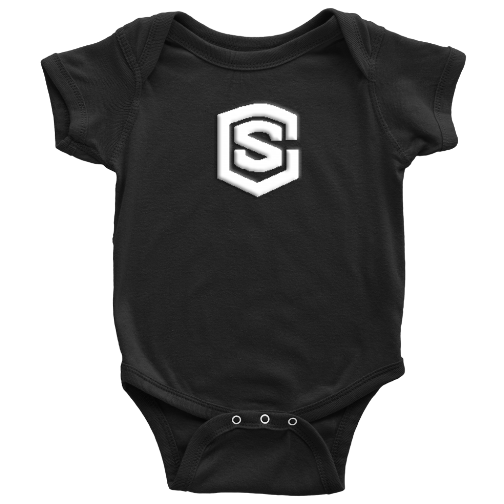 Baby Bodysuit WITH WHITE LOGO
