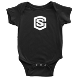 Baby Bodysuit WITH WHITE LOGO