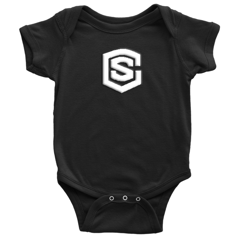 Baby Bodysuit WITH WHITE LOGO