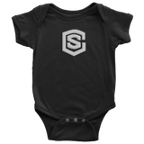 Baby Bodysuit WITH SILVER LOGO