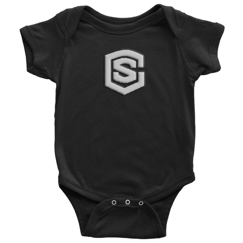 Baby Bodysuit WITH SILVER LOGO