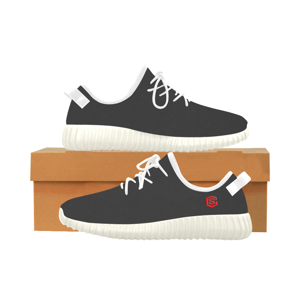 red logo Grus Women's Breathable Woven Running Shoes (Model 022)