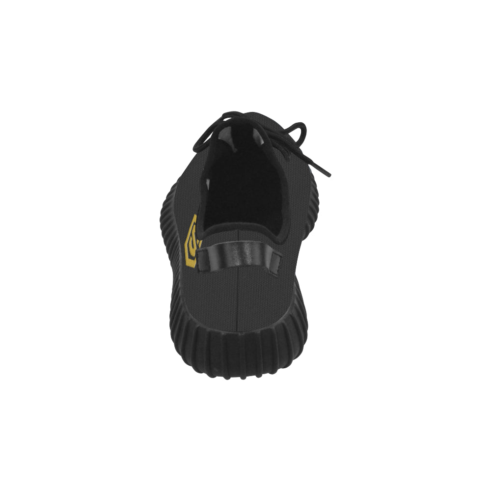 gold logo Grus Men's Breathable Woven Running Shoes (Model 022)