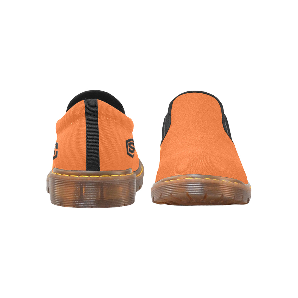 black logo Martin Men's Slip-On Loafer (Model 12031)