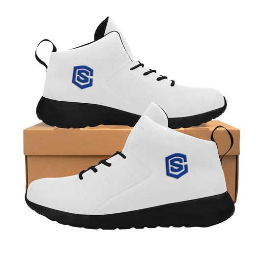 blue logo Men's Chukka Training Shoes (Model 57502)