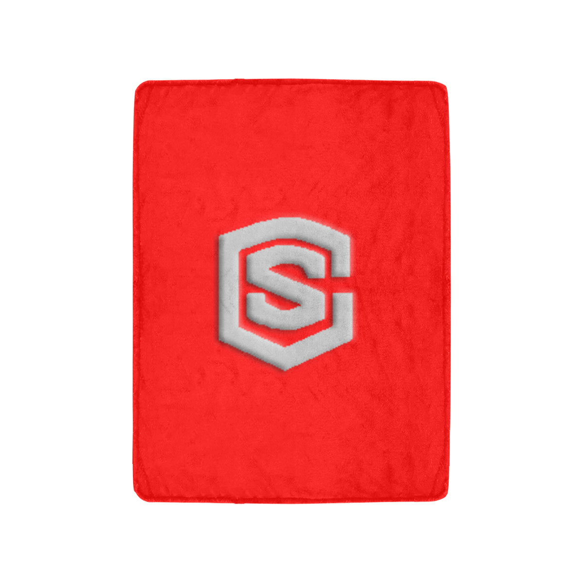 RedUltra-Soft Micro Fleece Blanket with Silver Logo Ultra-Soft Micro Fleece Blanket 30"x40"