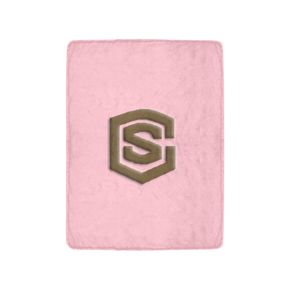 Pink Ultra-Soft Micro Fleece Blanket with Brown Logo Ultra-Soft Micro Fleece Blanket 30"x40"