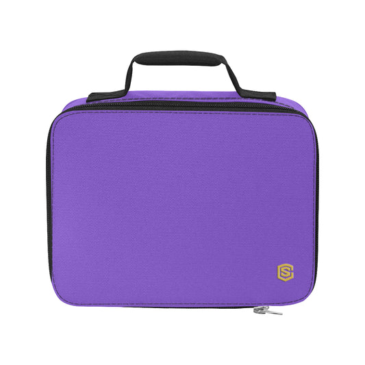PURPLE PROTABLE STORAGE BAG gold logo Portable Storage Bag (Model 1690)