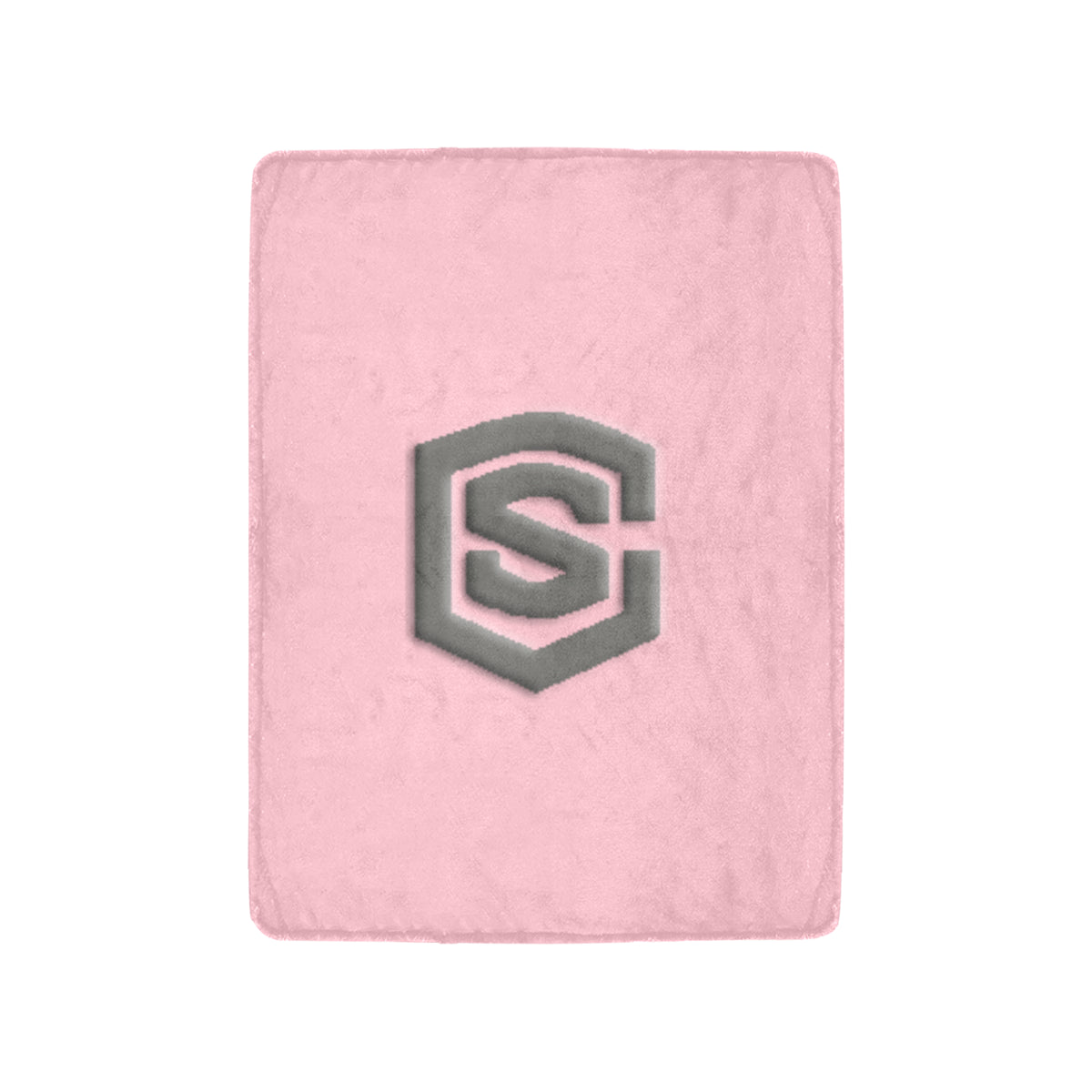 Pink Ultra-Soft Micro Fleece Blanket with Gray Logo Ultra-Soft Micro Fleece Blanket 30"x40"