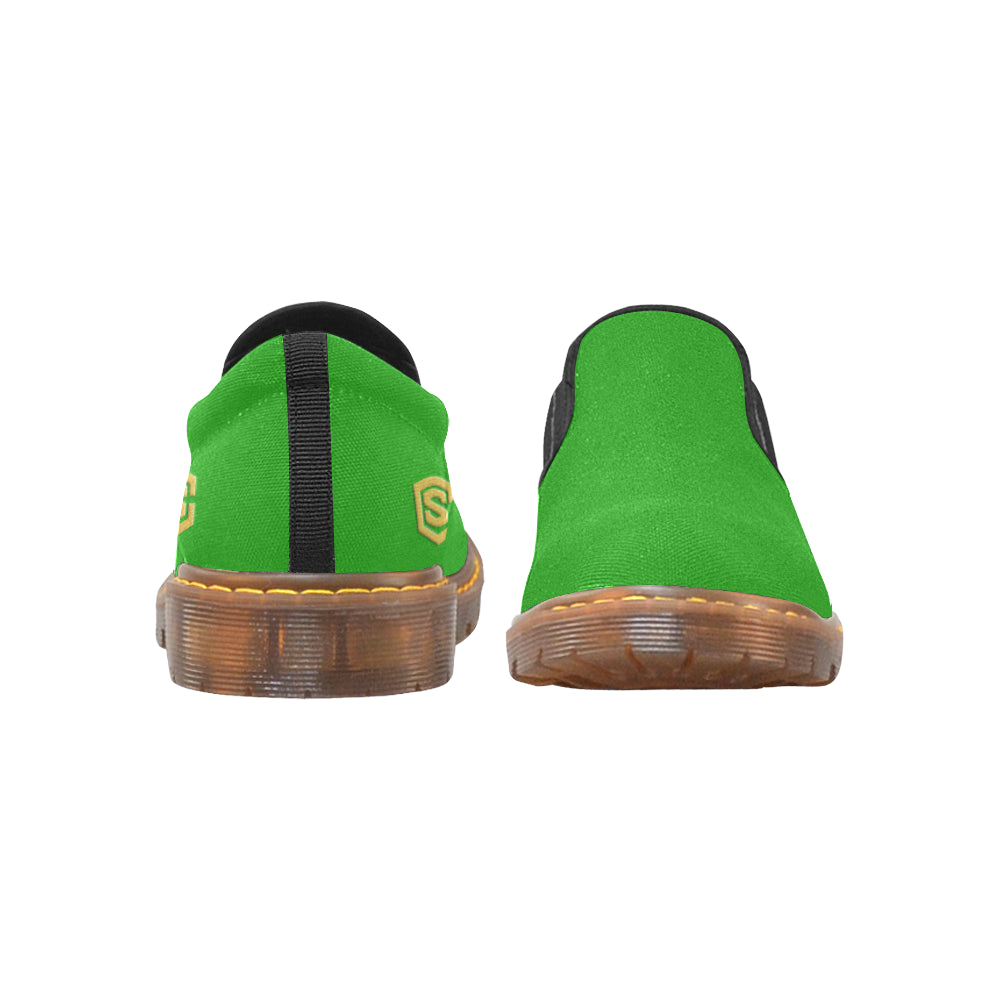 gold logo Martin Men's Slip-On Loafer (Model 12031)