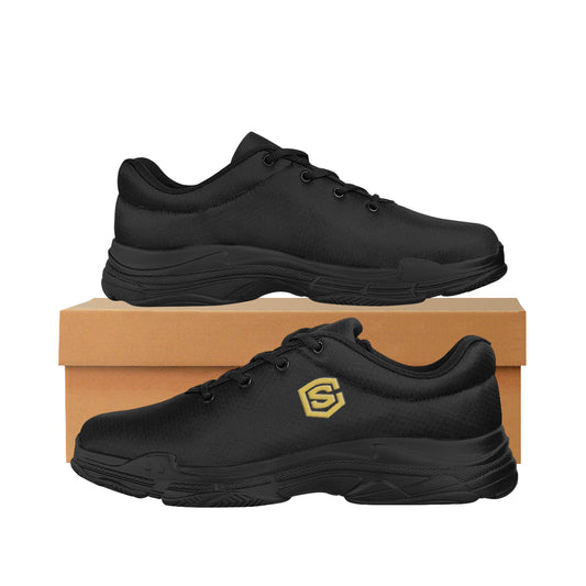 gold logo Lyra Men's Running Shoes (Model 058)