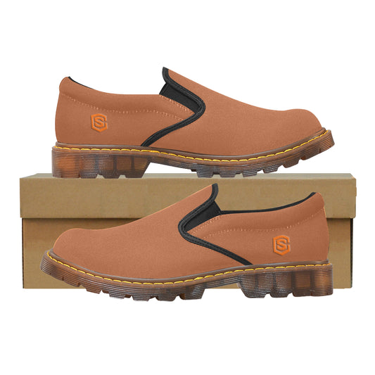 orange logo Martin Men's Slip-On Loafer (Model 12031)