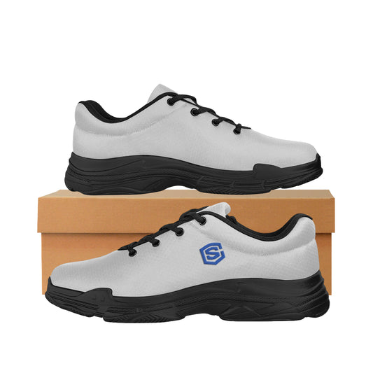 blue logo Lyra Men's Running Shoes (Model 058)