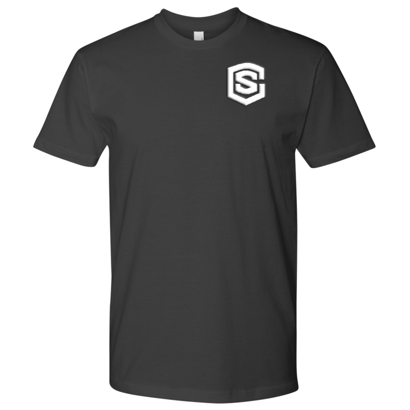 Next Level Mens Shirt WITH WHITE LOGO