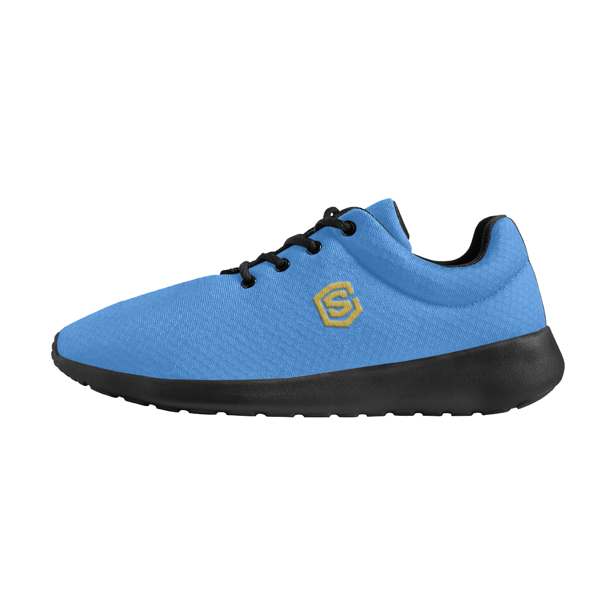 gold logo Men's Athletic Shoes (Model 0200)