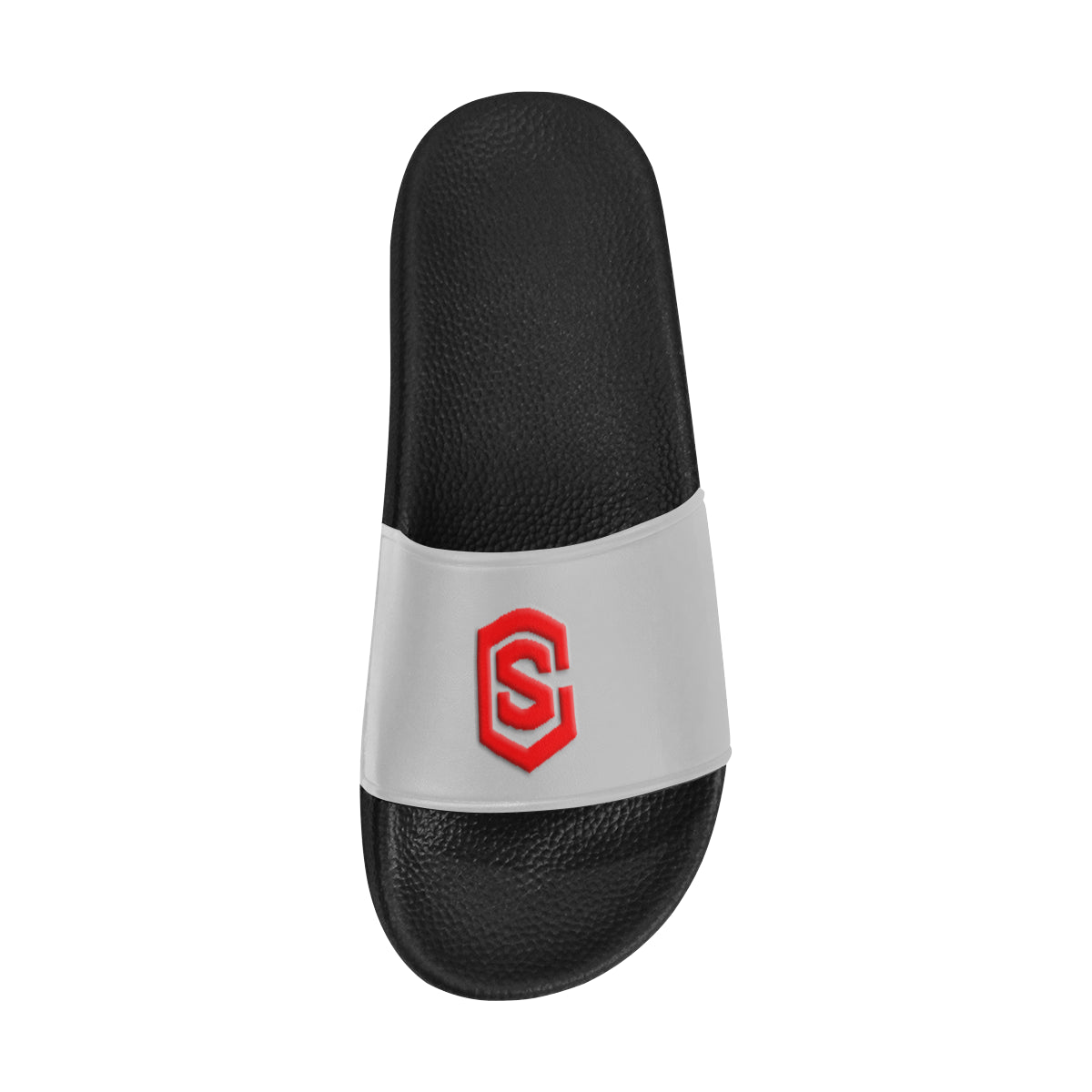 red logo Men's Slide Sandals (Model 057)