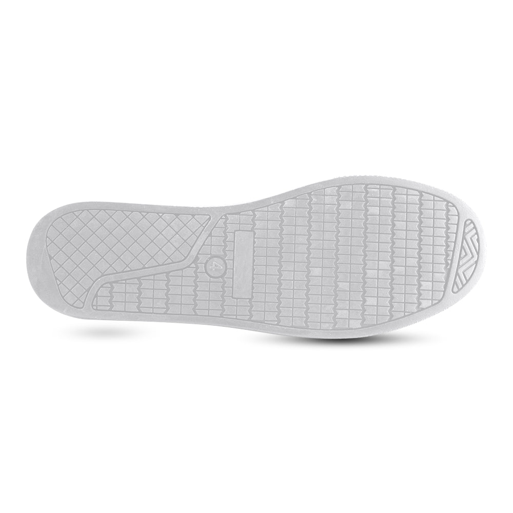 GRAY CANVAS KID SHOES brown logo Velcro Canvas Kid's Shoes (Model 008)