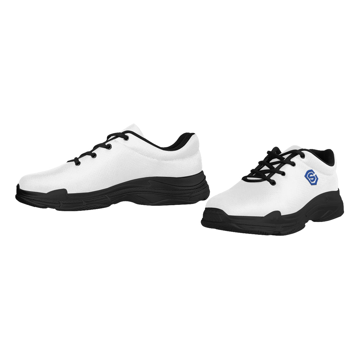 blue logo Lyra Men's Running Shoes (Model 058)