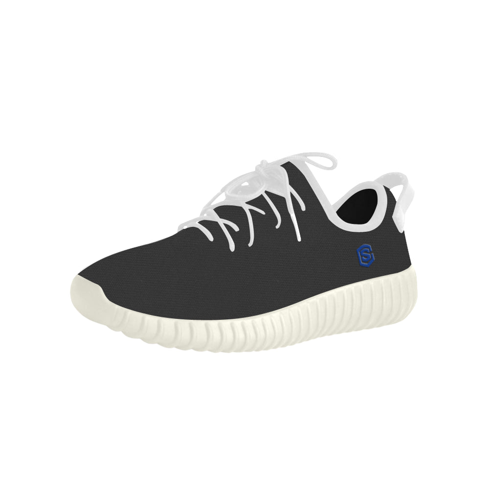 blue logo Grus Women's Breathable Woven Running Shoes (Model 022)