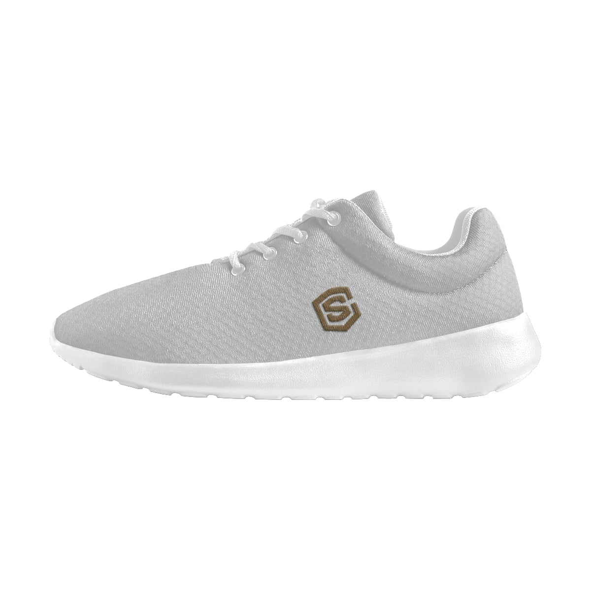 brown logo Women's Athletic Shoes (Model 0200)