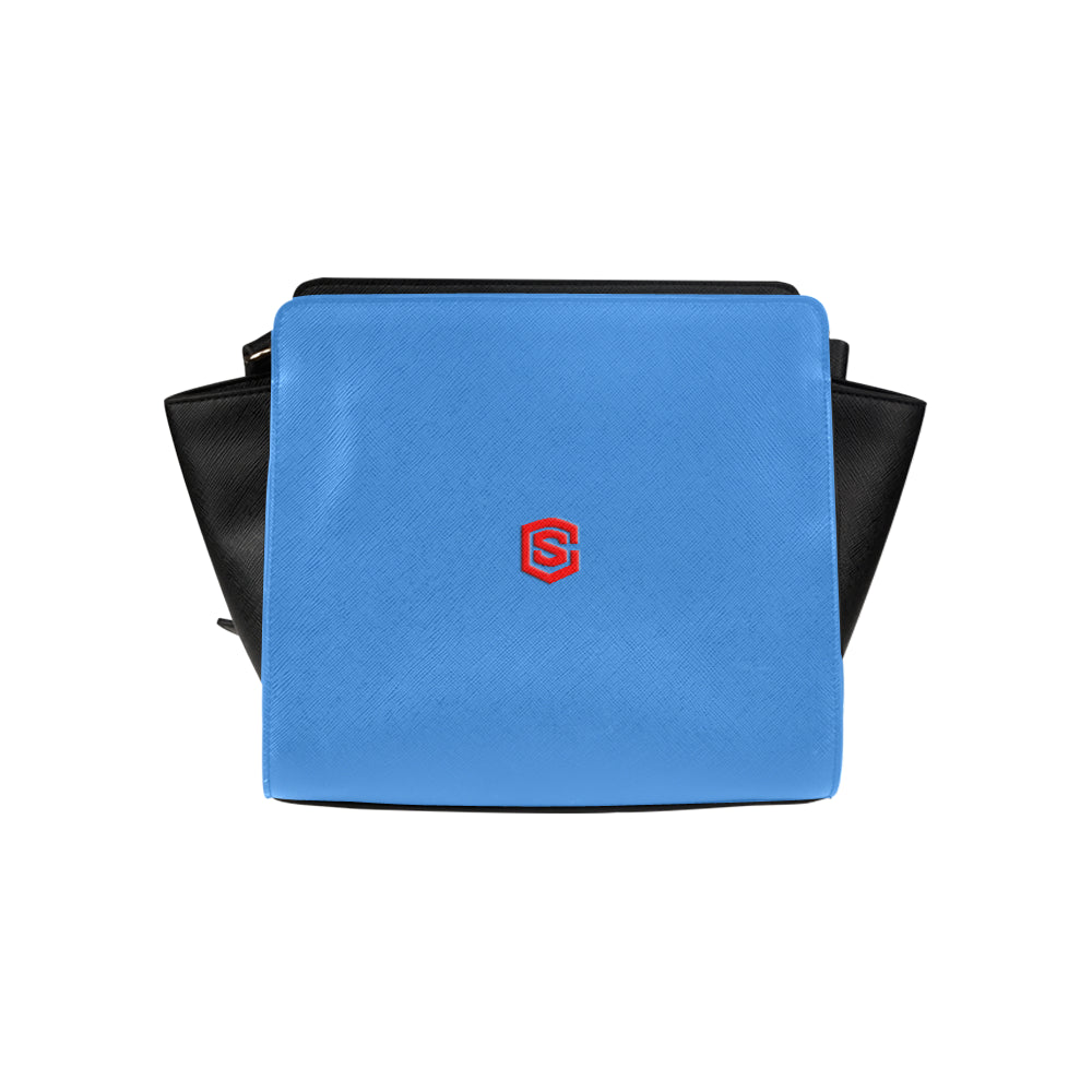 BLUE SATCHEL BAG red logo Satchel Bag (Model 1635)