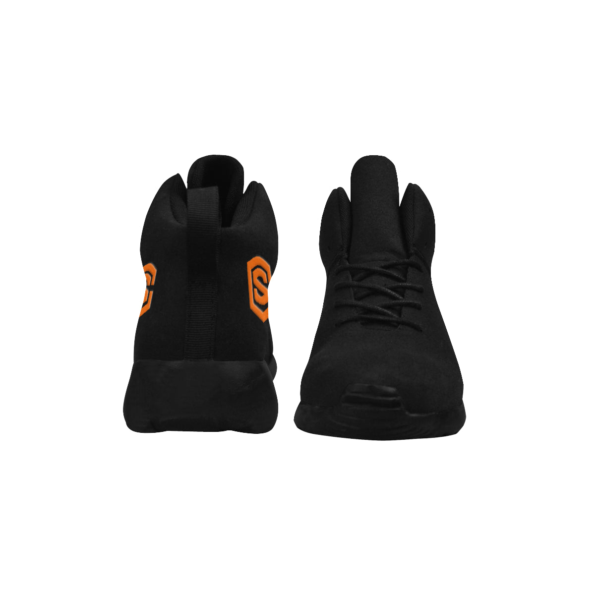 orange logo Men's Chukka Training Shoes (Model 57502)