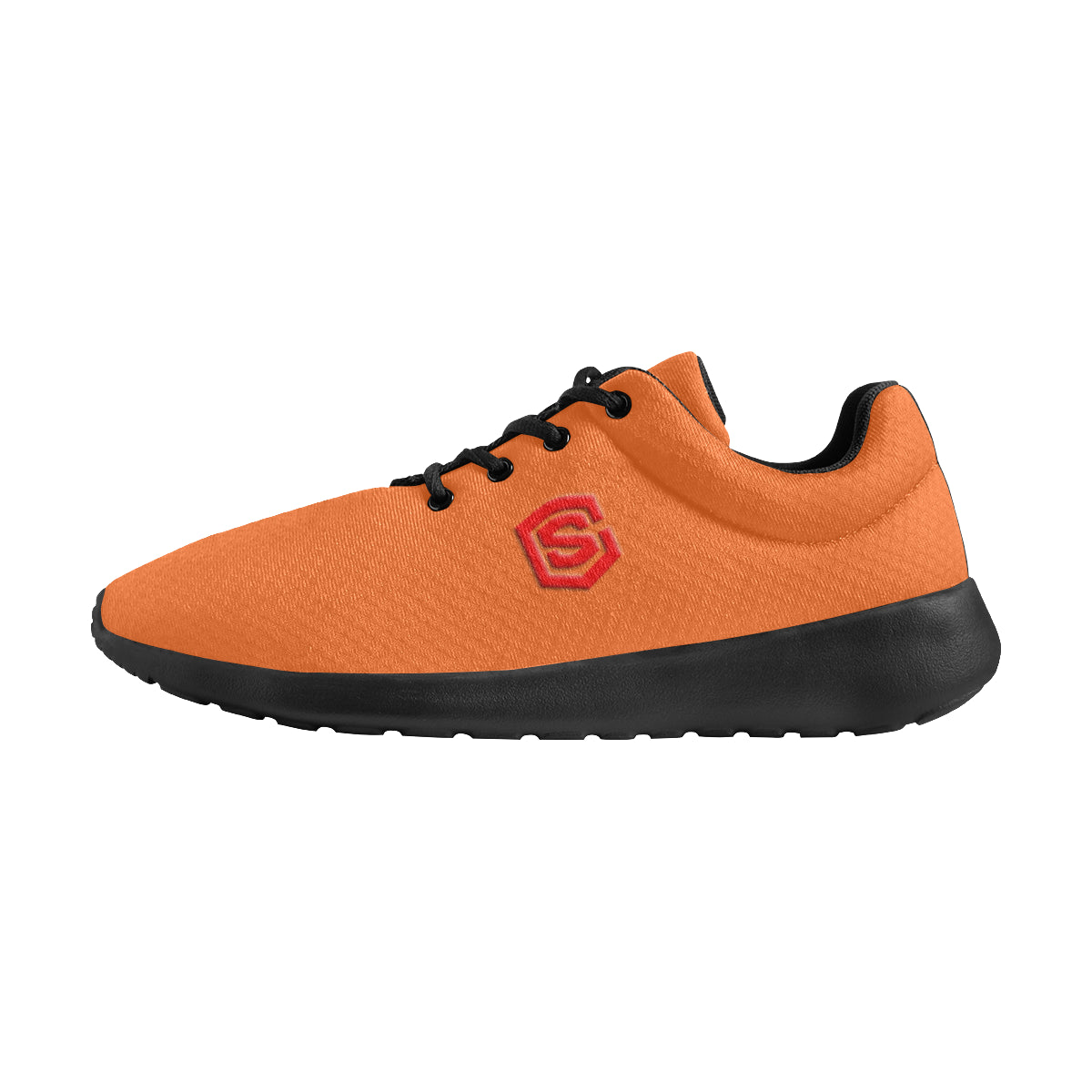 Red logo Men's Athletic Shoes (Model 0200)