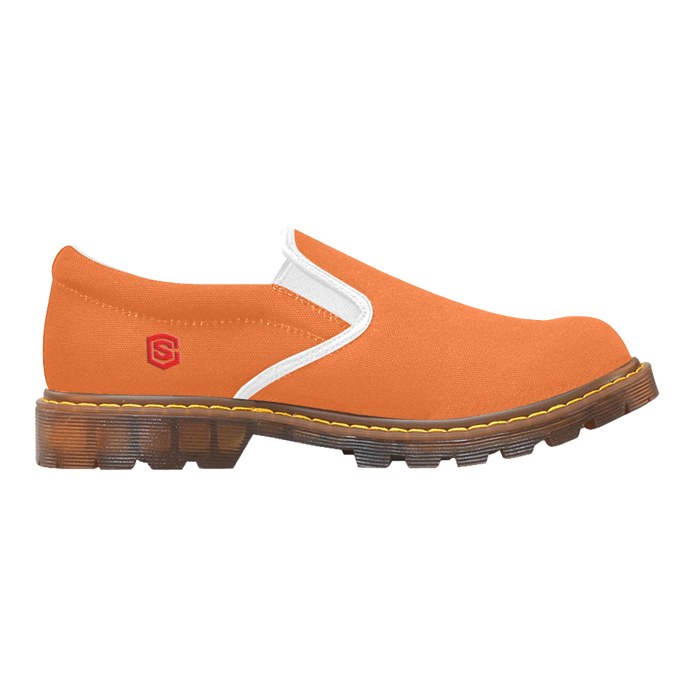 red logo Martin Women's Slip-On Loafer (Model 12031)