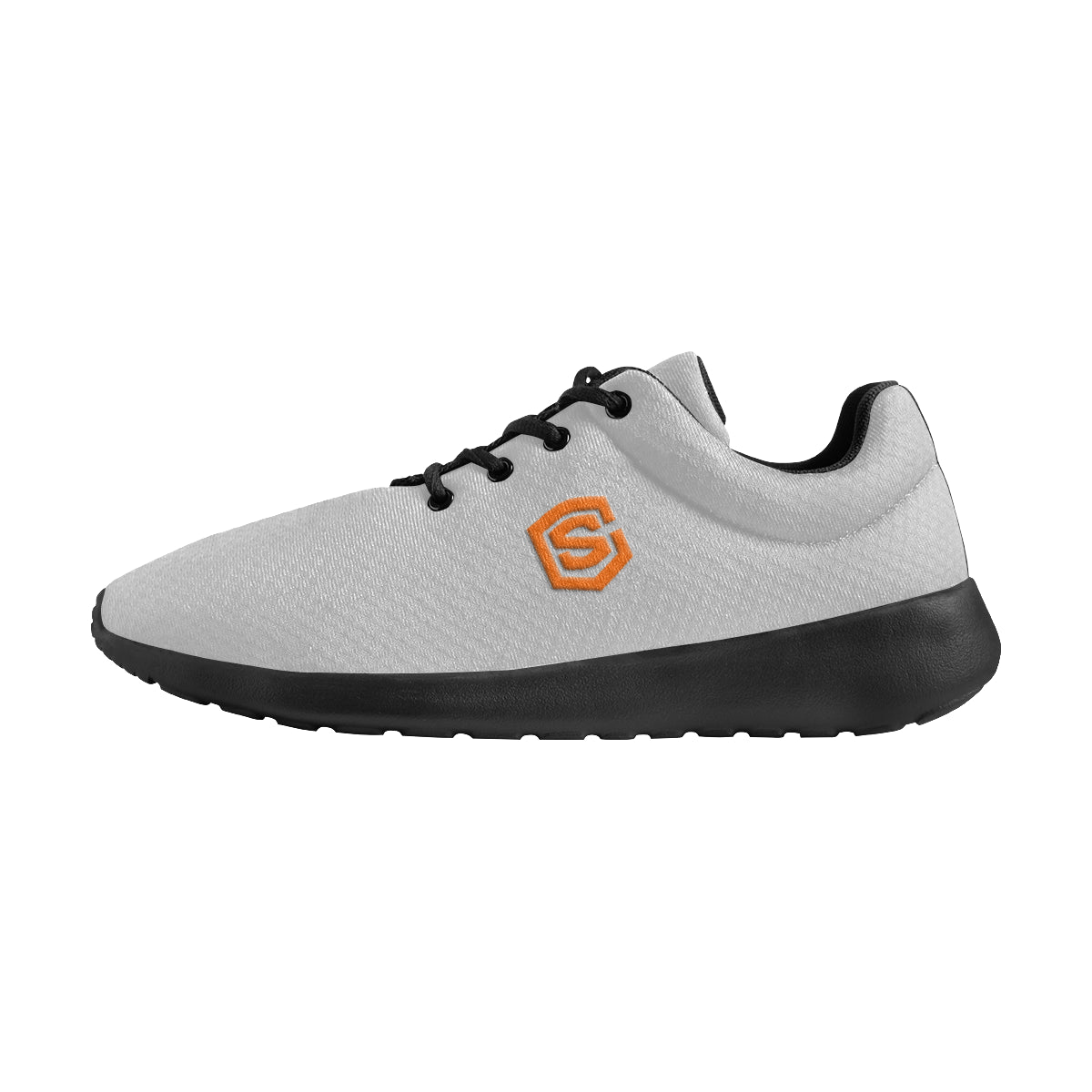 orange logo Men's Athletic Shoes (Model 0200)