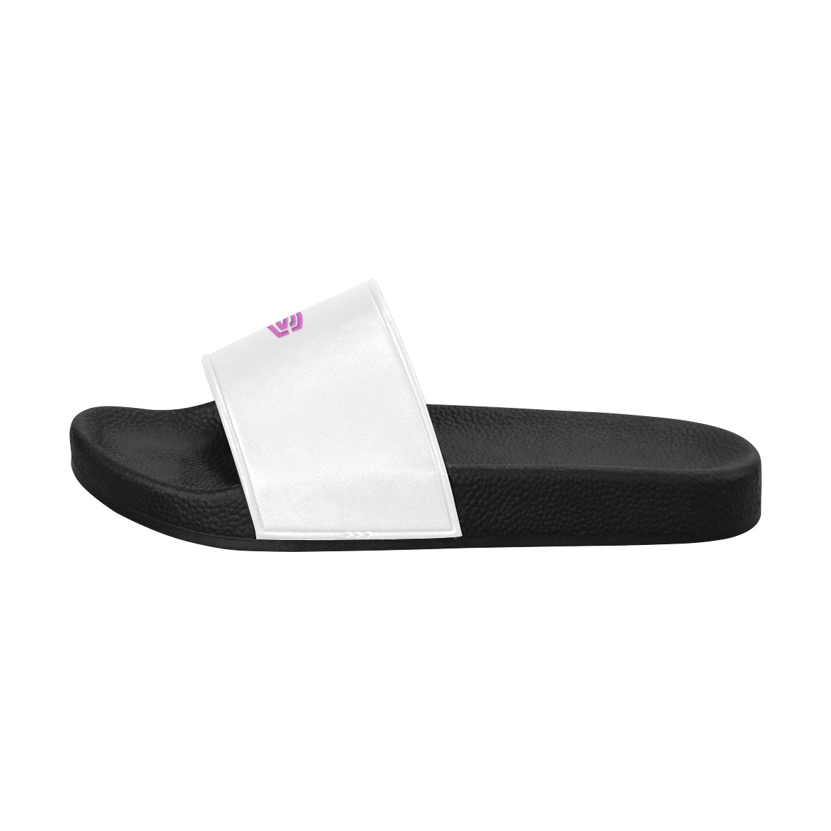 pink logo Women's Slide Sandals (Model 057)