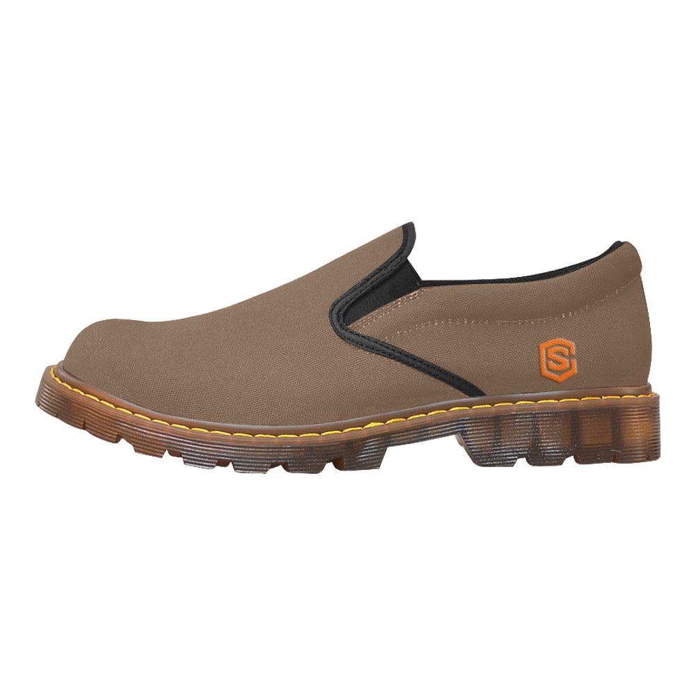 orange logo Martin Men's Slip-On Loafer (Model 12031)