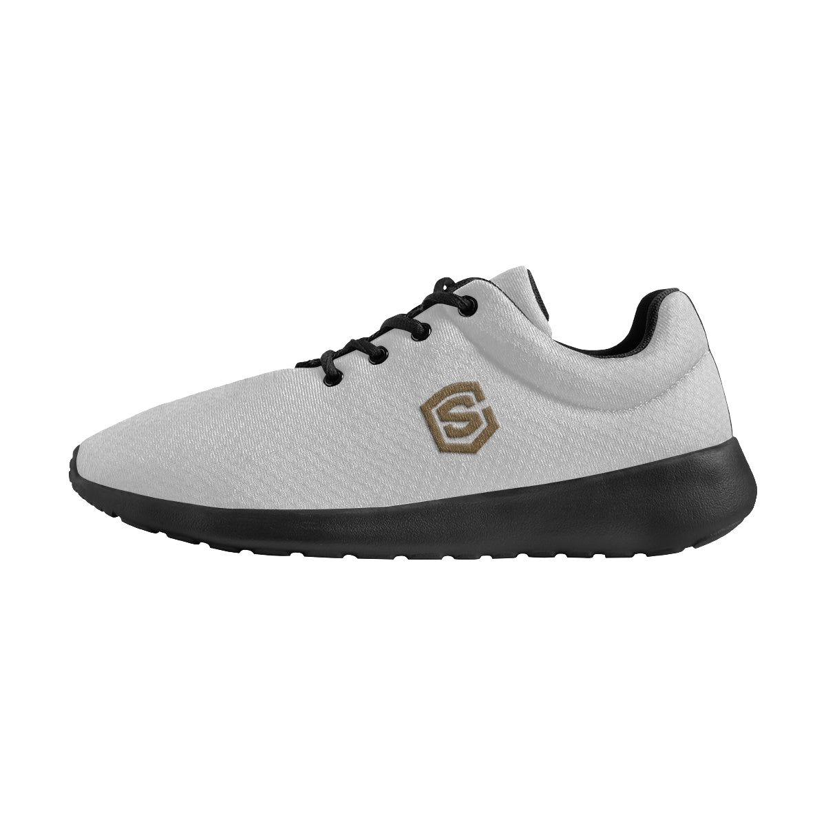 brown logo Men's Athletic Shoes (Model 0200)