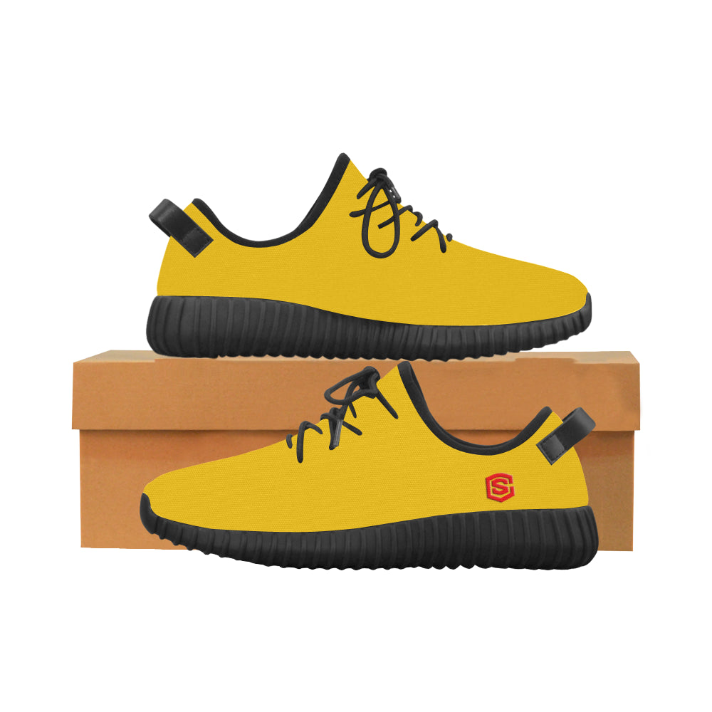 red logo Grus Men's Breathable Woven Running Shoes (Model 022)