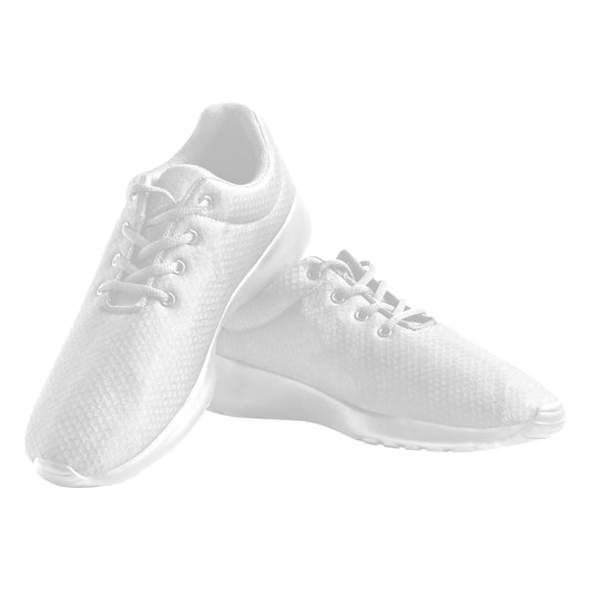 blue logo Women's Athletic Shoes (Model 0200)