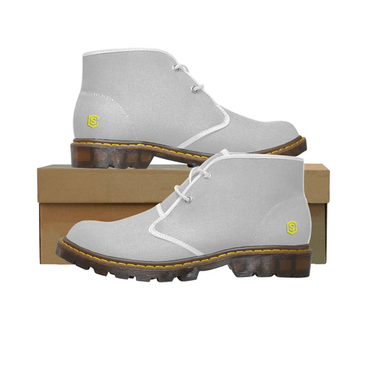 yellow Men's Canvas Chukka Boots (Model 2402-1)