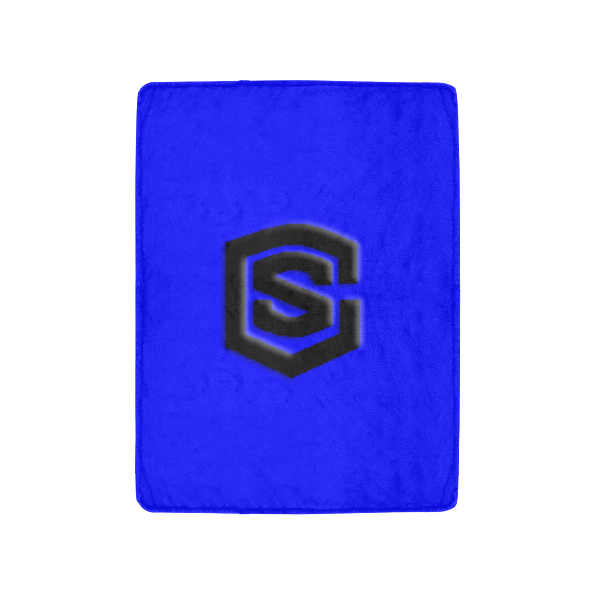 Blue Ultra-Soft Micro Fleece Blanket with Black Logo Ultra-Soft Micro Fleece Blanket 30"x40"