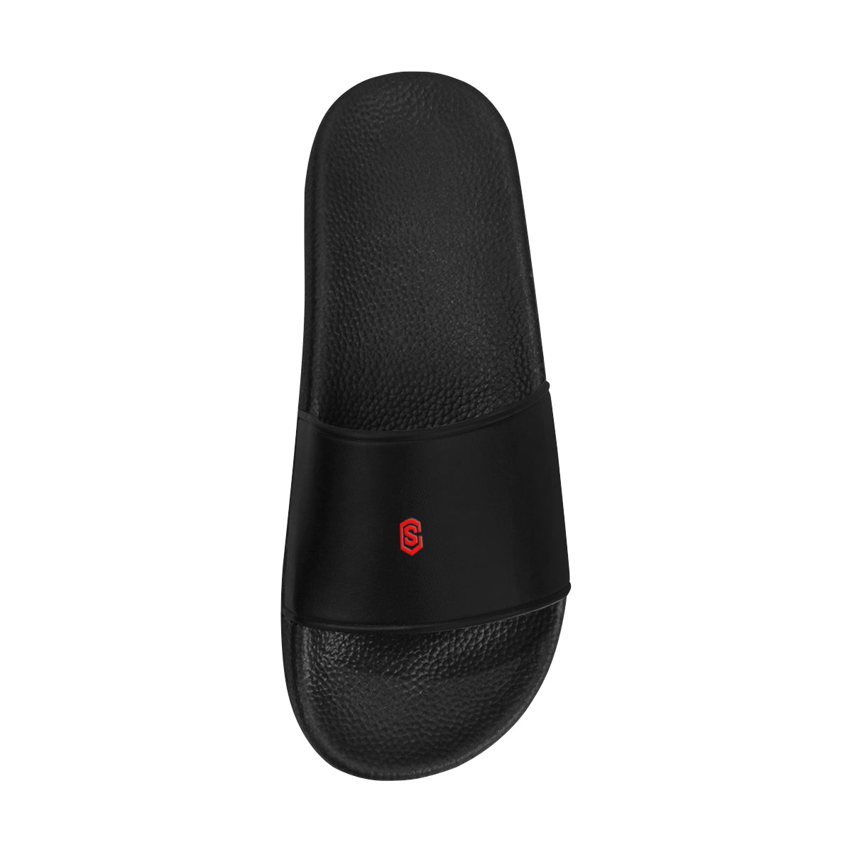 red logo Women's Slide Sandals (Model 057)