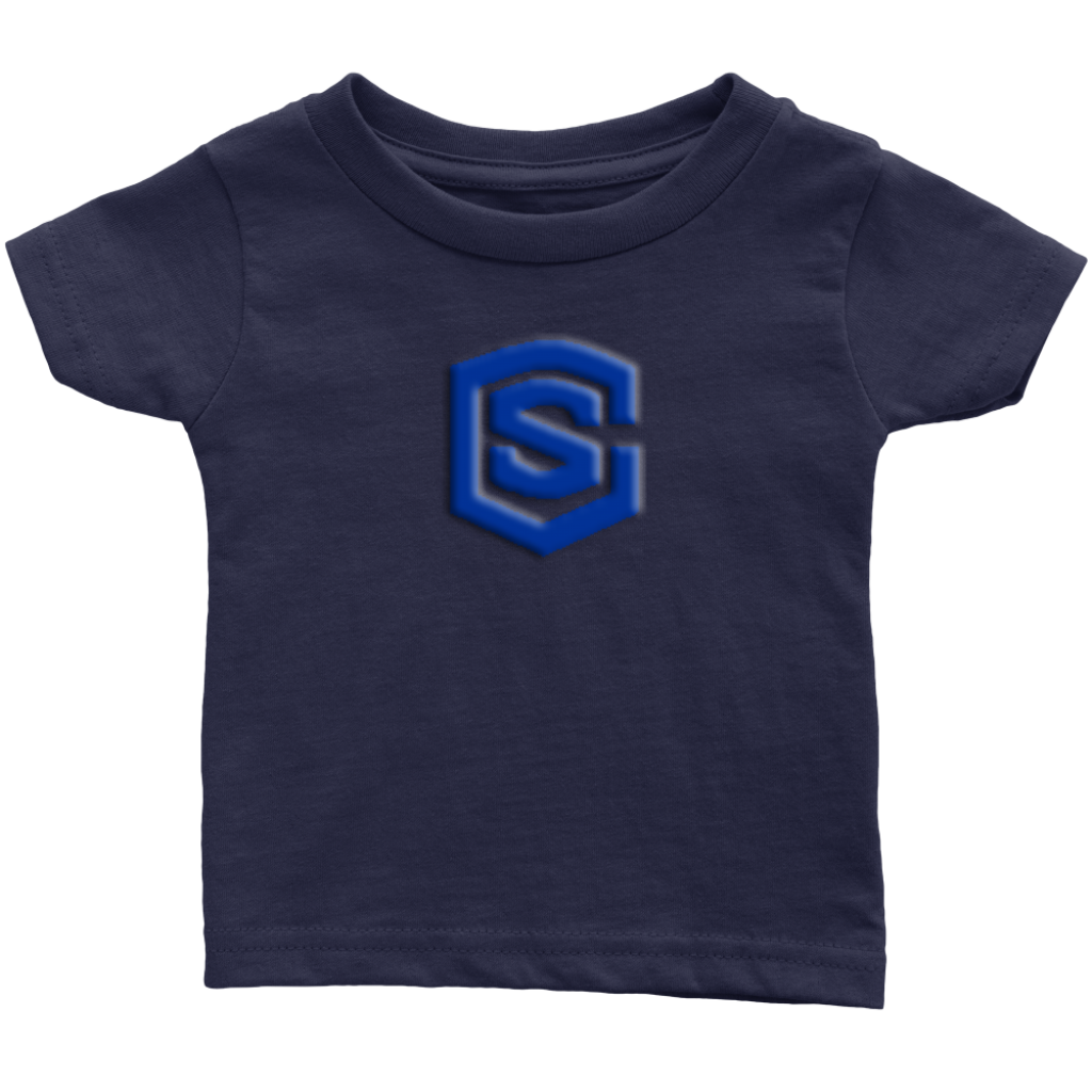 Infant T-Shirt WITH BLUE LOGO