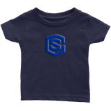 Infant T-Shirt WITH BLUE LOGO