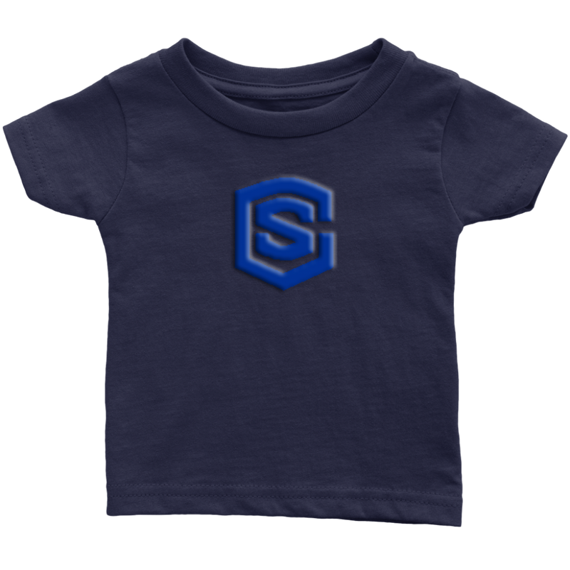 Infant T-Shirt WITH BLUE LOGO