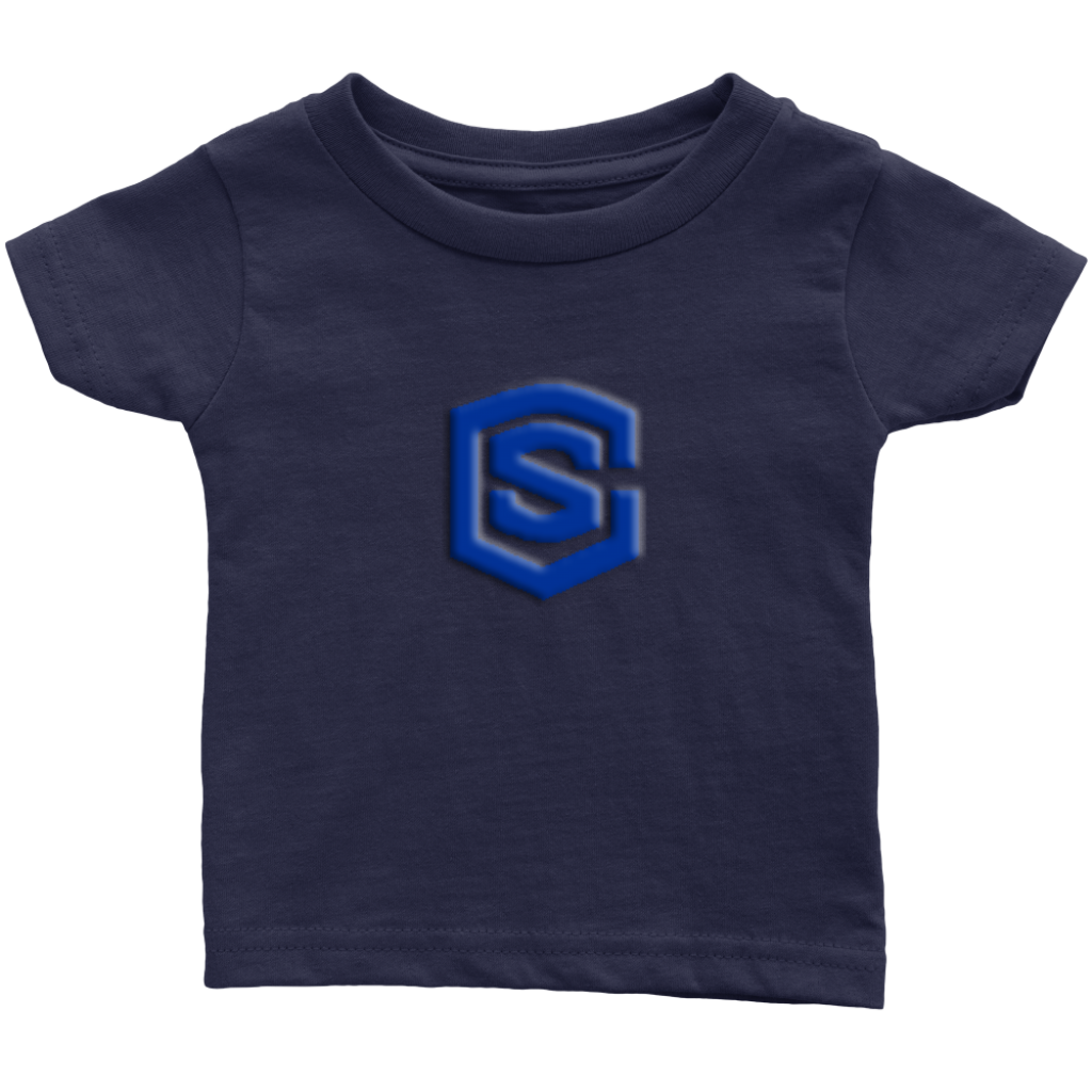 Infant T-Shirt WITH BLUE LOGO