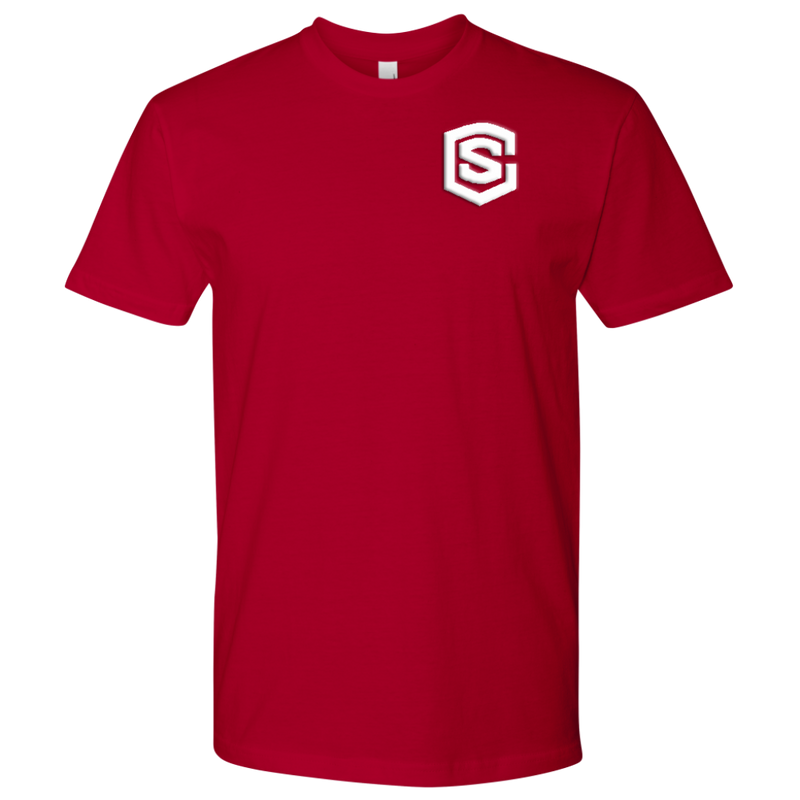 Next Level Mens Shirt WITH WHITE LOGO