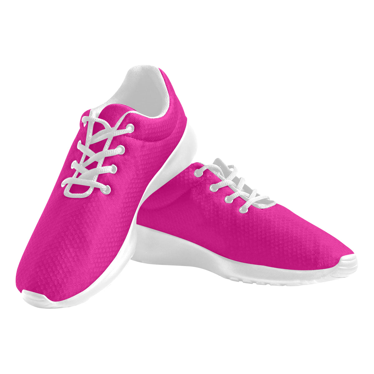 pink logo Women's Athletic Shoes (Model 0200)